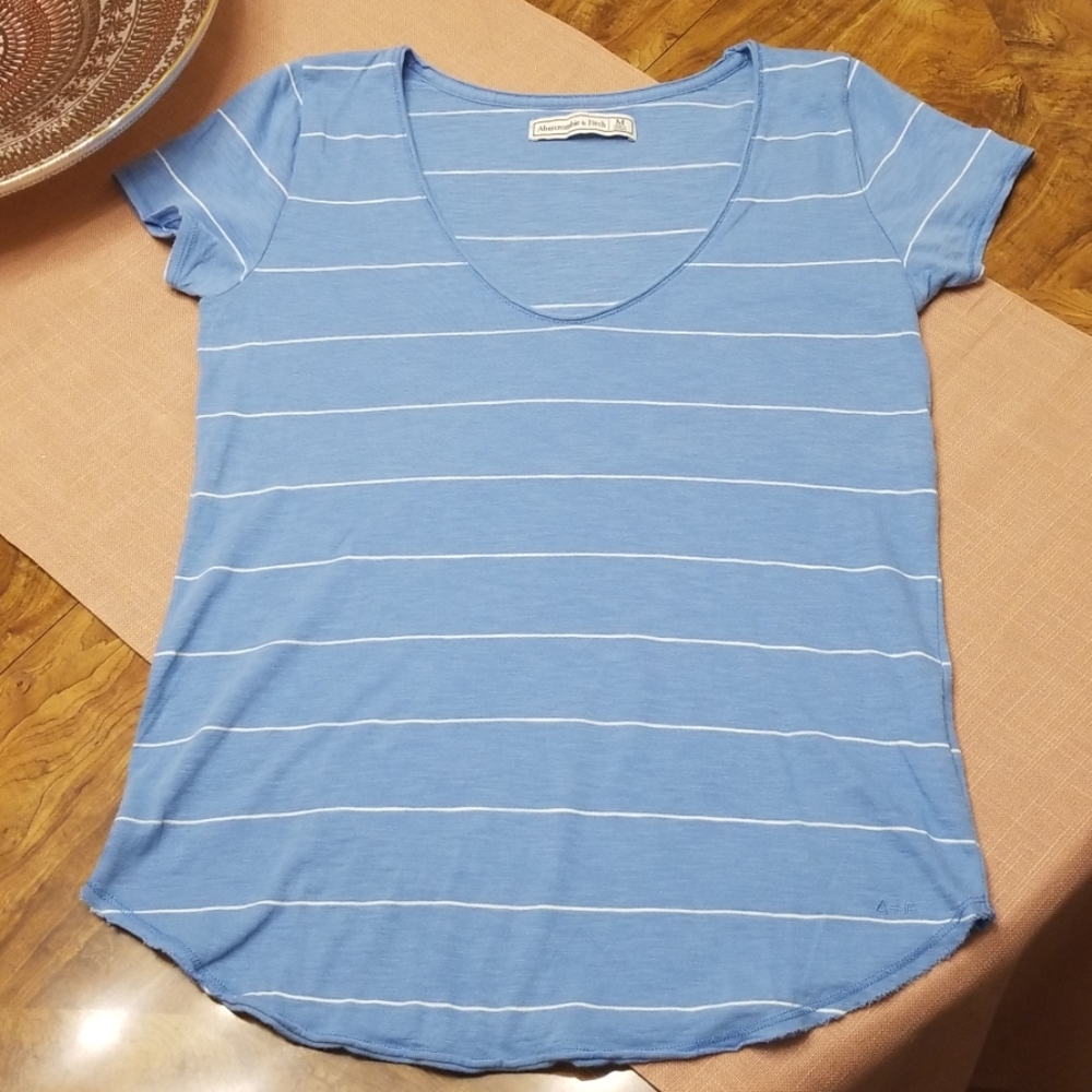 Abercrombie & Fitch striped short sleeve tee